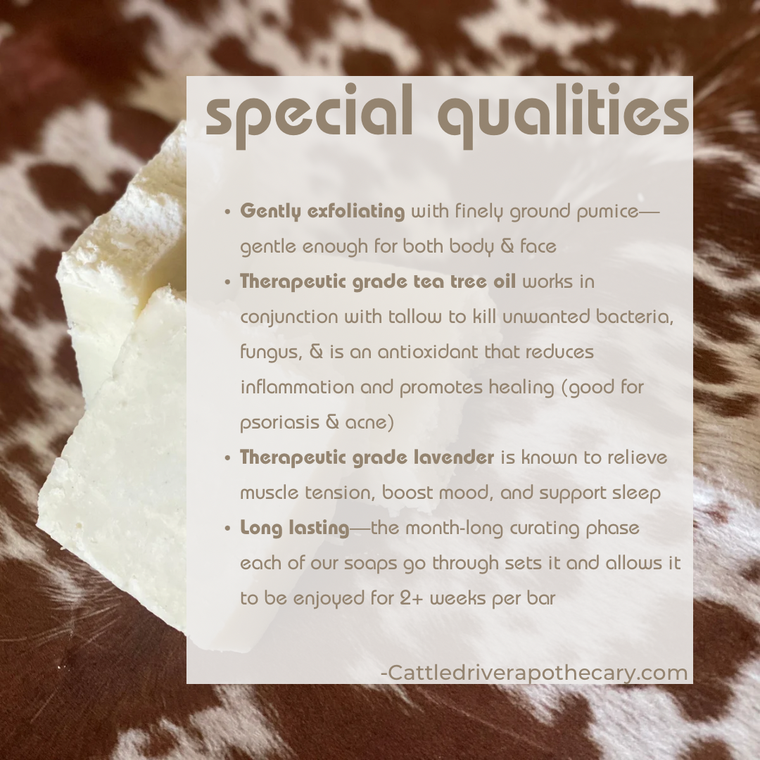 Tea Tree Lavender with Pumice