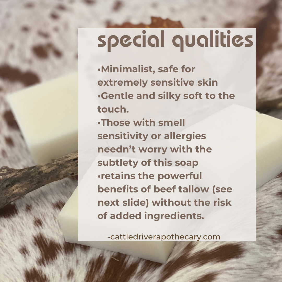 Unscented Tallow Soap