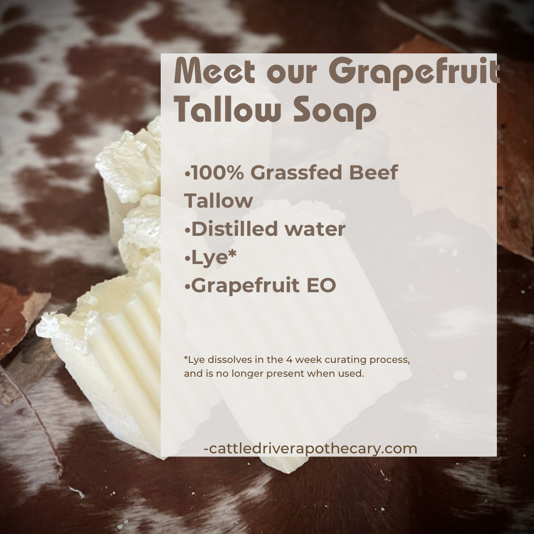 Grapefruit Tallow Soap