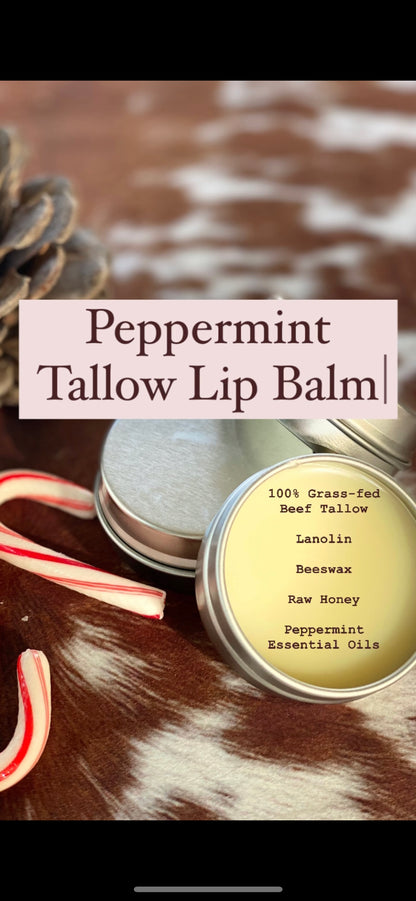 Peppermint Tallow Lip Balm